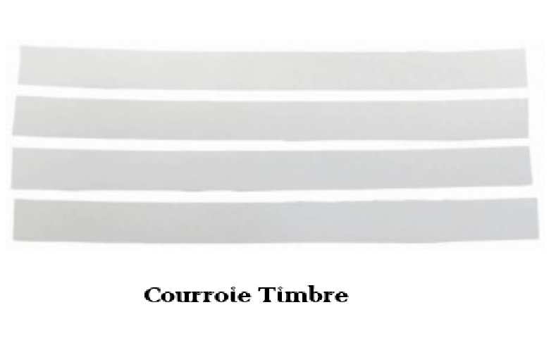 Courroie timbre